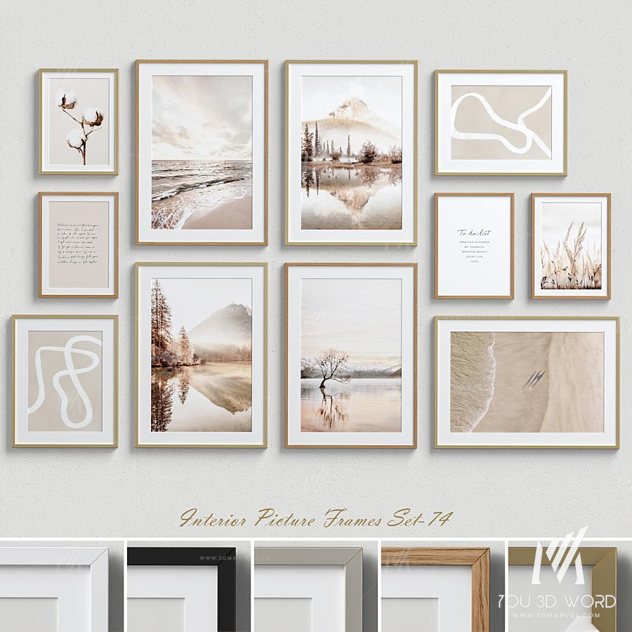 Interior Picture Frames Set-74